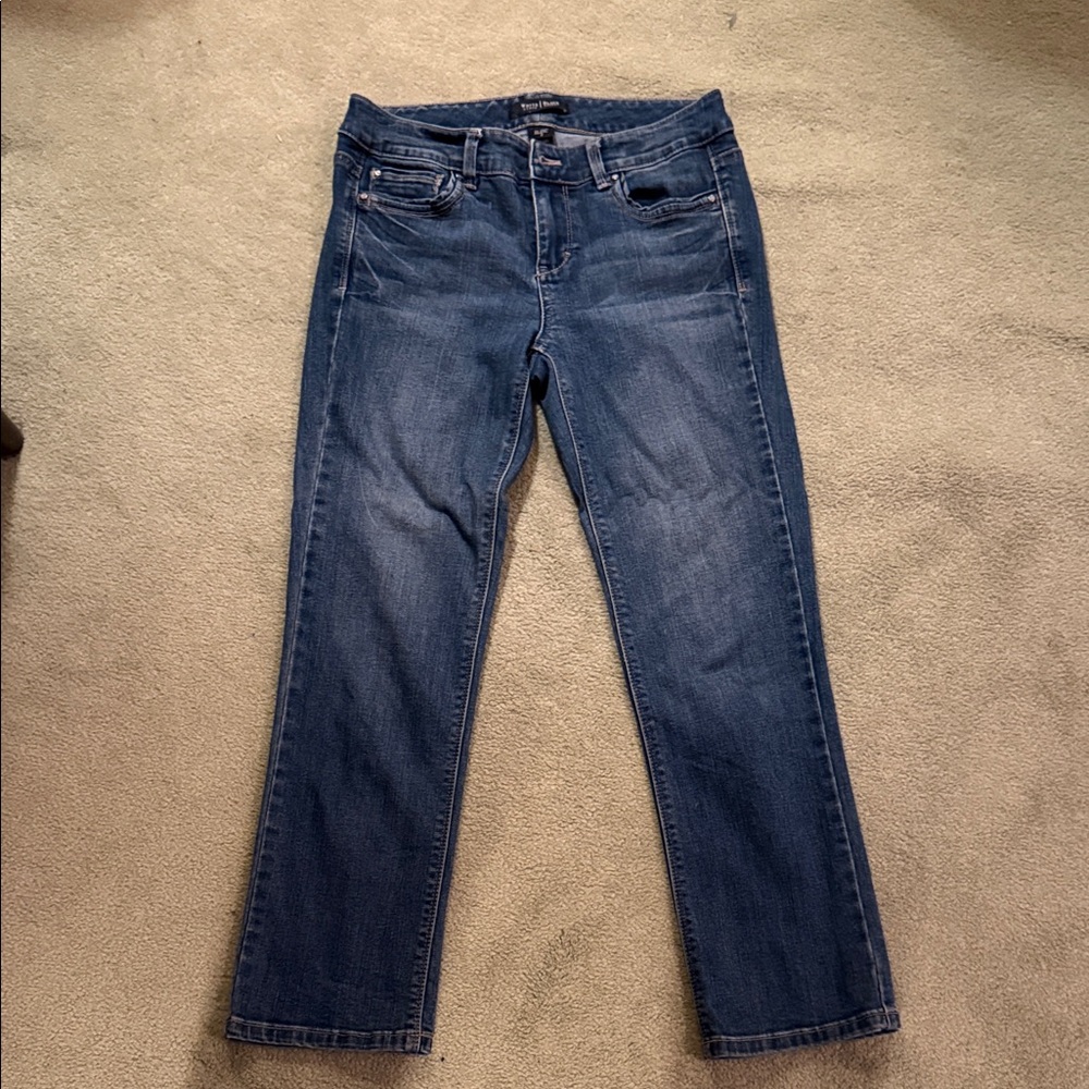 WHBM Blanc Crop Jeans size 2